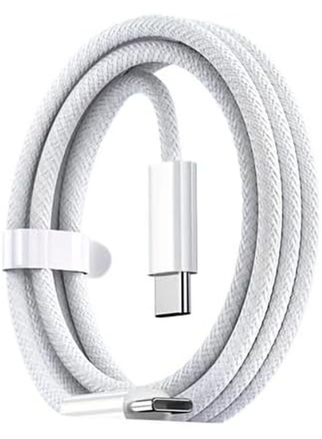 USB C Fast Charging Cable 60W 2m Blue Type C Cord - Image 4